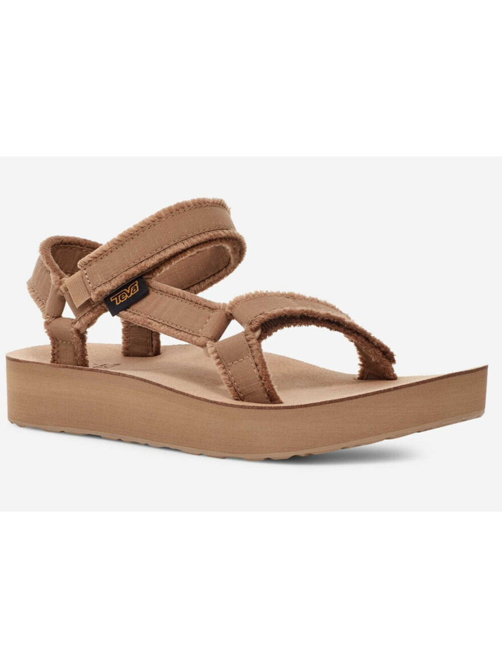 75$ Teva Midform Universal Canvas Sandals Women's Size 10 US / 41 EU Dark Beige